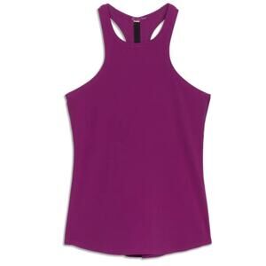 lululemon | simply bare nulu fabric purple racerback tank top women's sz 2